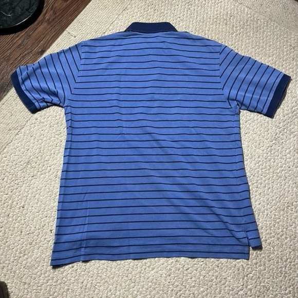 Brooks Brothers Performance Polo Shirt Striped Multicolor Slim Fit Size Medium - Picture 10 of 12